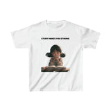 Study makes you strong (girl) - Kids Heavy Cotton™ Tee