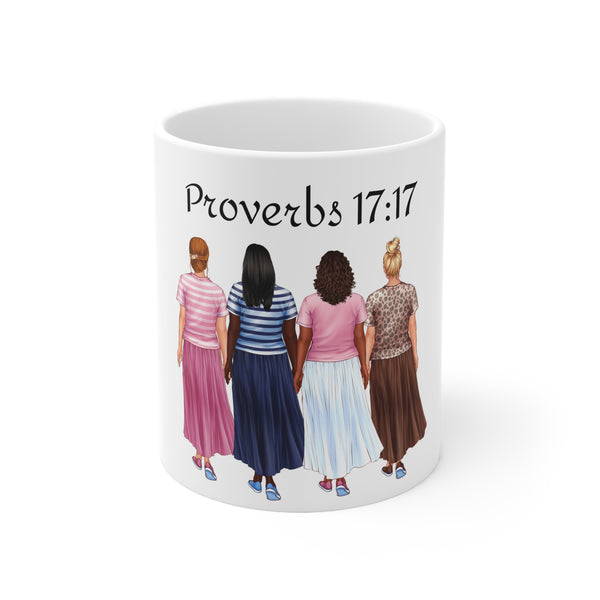 Proverbs 17:17 - Ceramic Mug 11oz