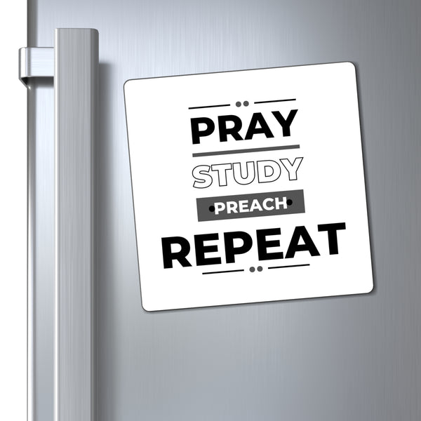 Pray-Study-Preach-Repeat-Magnets