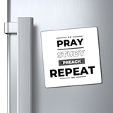 Pray-Study-Preach-Repeat-Magnets
