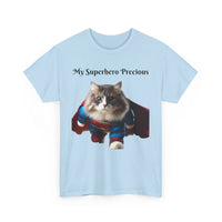 Ragamuffin Cat Superhero - Unisex Heavy Cotton Tee