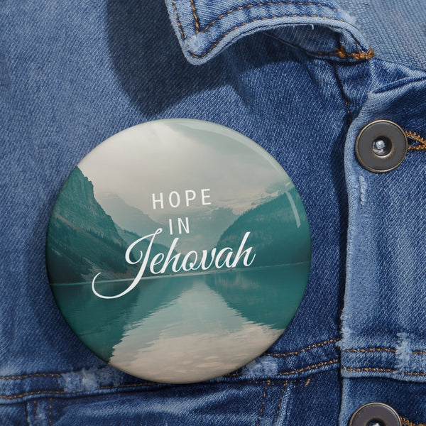 Hope in Jehovah-Pin Buttons
