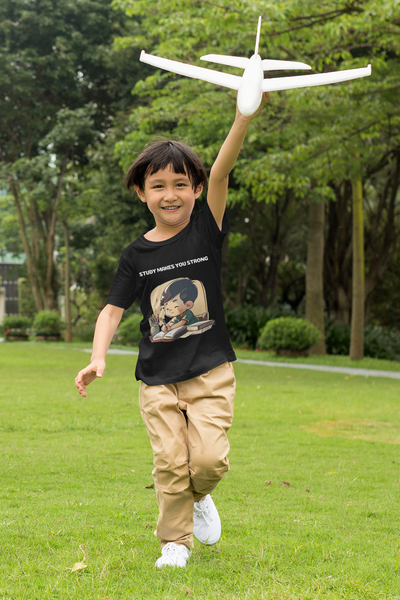 Study Makes you strong (boy) - Kids Heavy Cotton™ Tee