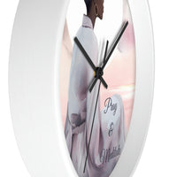 Pray & Meditate- Wall Clock