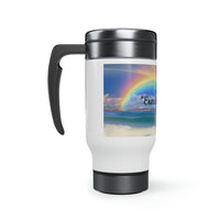 2023 "Exercise Patience" - Stainless Steel Travel Mug with Handle, 14oz