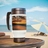 2023 "Exercise Patience" - Stainless Steel Travel Mug with Handle, 14oz