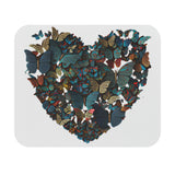 Butterfly Heart-Mouse Pad (Rectangle)