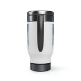 2023 "Exercise Patience" - Stainless Steel Travel Mug with Handle, 14oz