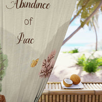 Abundance of Peace - Window Curtains (1 Piece)