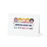 Jehovah loves you-Greeting Cards (1 or 10pcs)