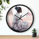 Pray & Meditate- Wall Clock