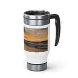 2023 "Exercise Patience" - Stainless Steel Travel Mug with Handle, 14oz