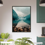 Hope in Jehovah-Premium Matte Paper Metal Framed Poster